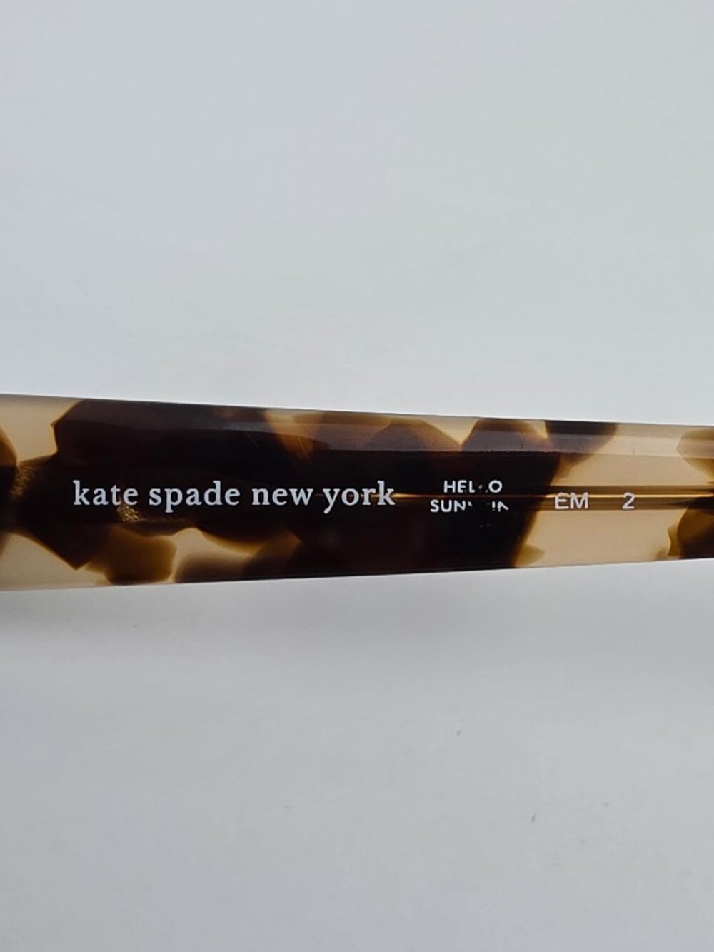 Kate Spade New York Johanna Navy Blue Tortoise Cat Eye Sunglasses Frame 53mm - Picture 8 of 13